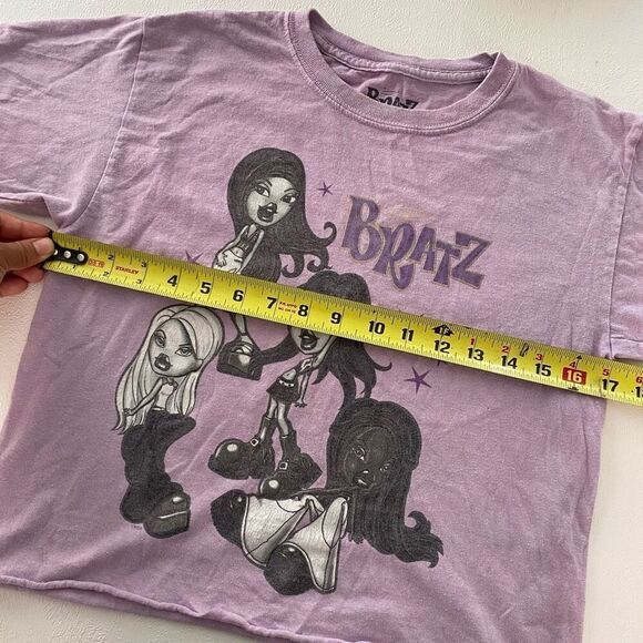 Bratz Graphic Tee | Purple Y2K Baby Tee | Size XS - Picture 5 of 7